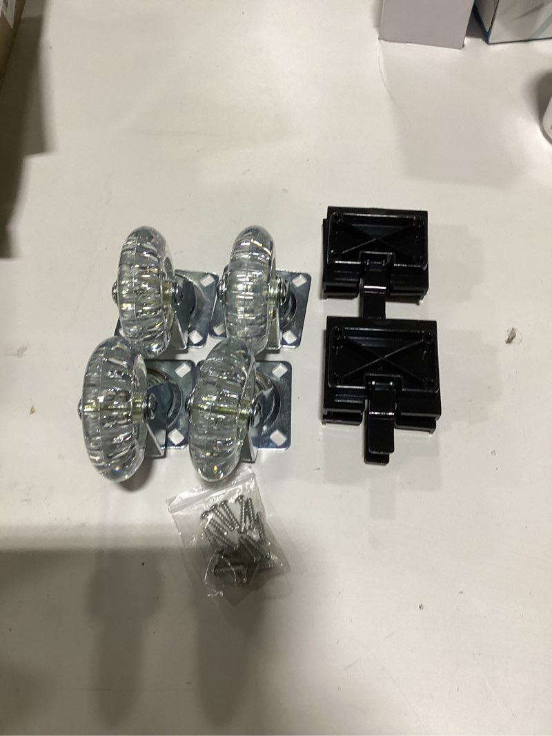 SportPet Airline Compliant Travel Dog Kennel Heavy Duty REPLACEMENT WHEELS - Durable Metal & Silent Rubber Design – Premium Swivel Caster Wheels Fit Medium-XXXL SportPet Airline Pet Kennels – Set of 4