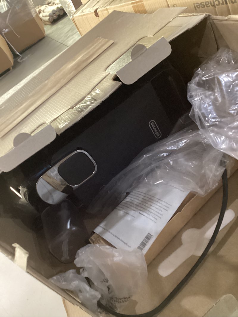 Condition photo showing Good Condition for Nespresso Lattissima One Original Espresso Machine with Milk Frother by De'Longhi, Shadow Black Machine with Latte Crema Shadow Black
