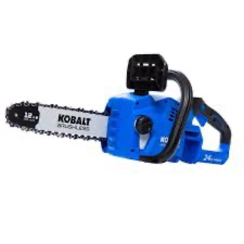Kobalt brushless 24v 12in chainsaw 4ah kit