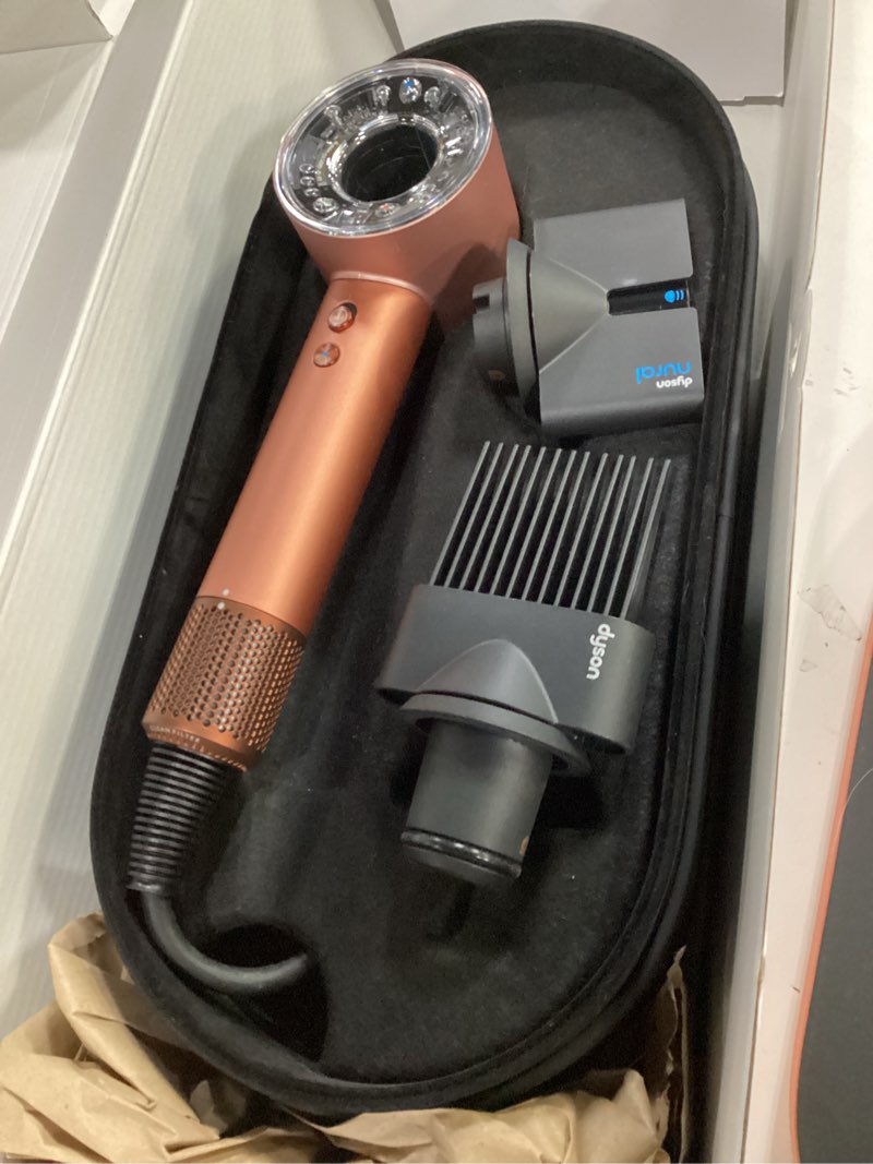 Condition photo showing Working Condition Verified for Dyson Supersonic Nural™ Hair Dryer Amber Silk