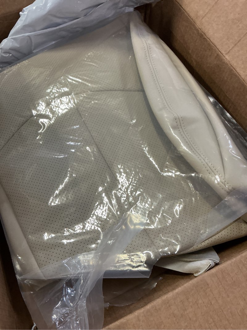 Condition photo showing Good Condition for priprilod beige perforated leather driver side bottom replacement seat cover compatible with compatible with mercedes benz e280 e300 e320 e350 e500 e550 2003 2004 2005 2006 2007 2008 2009