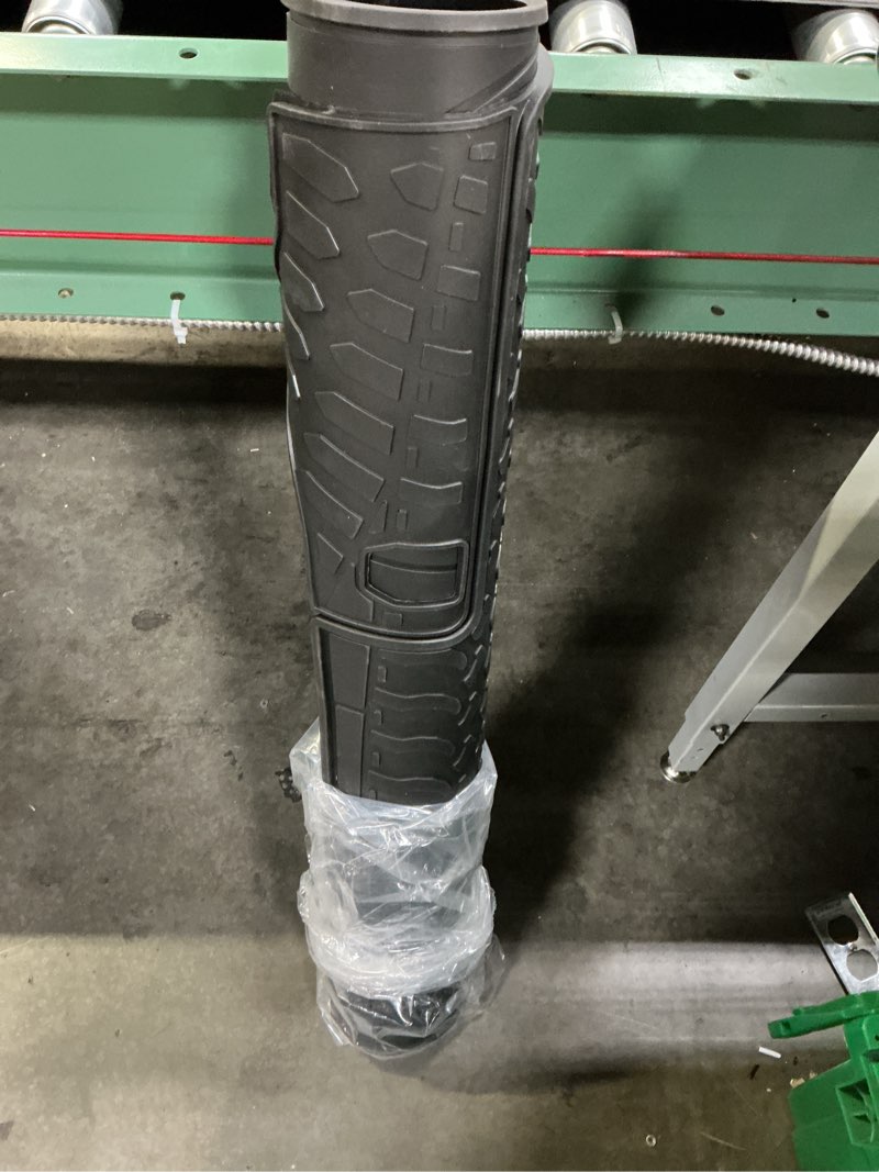 Condition photo showing Good Condition for cargo liners custom fit for jeep wrangler jk unlimited jku 4 door sahara rubicon 2011 2012 2013 2014 2015 2016 2017 2018 trunk mats full black rubber without subwoofer heavy duty odorless jk 4 door 2011-2018 without subwoofer black trunk mat