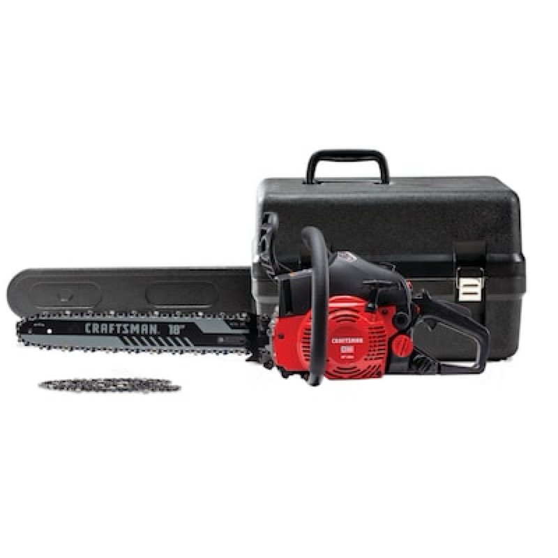 CRAFTSMAN S180 42-cc 2-cycle 18-in Gas Chainsaw