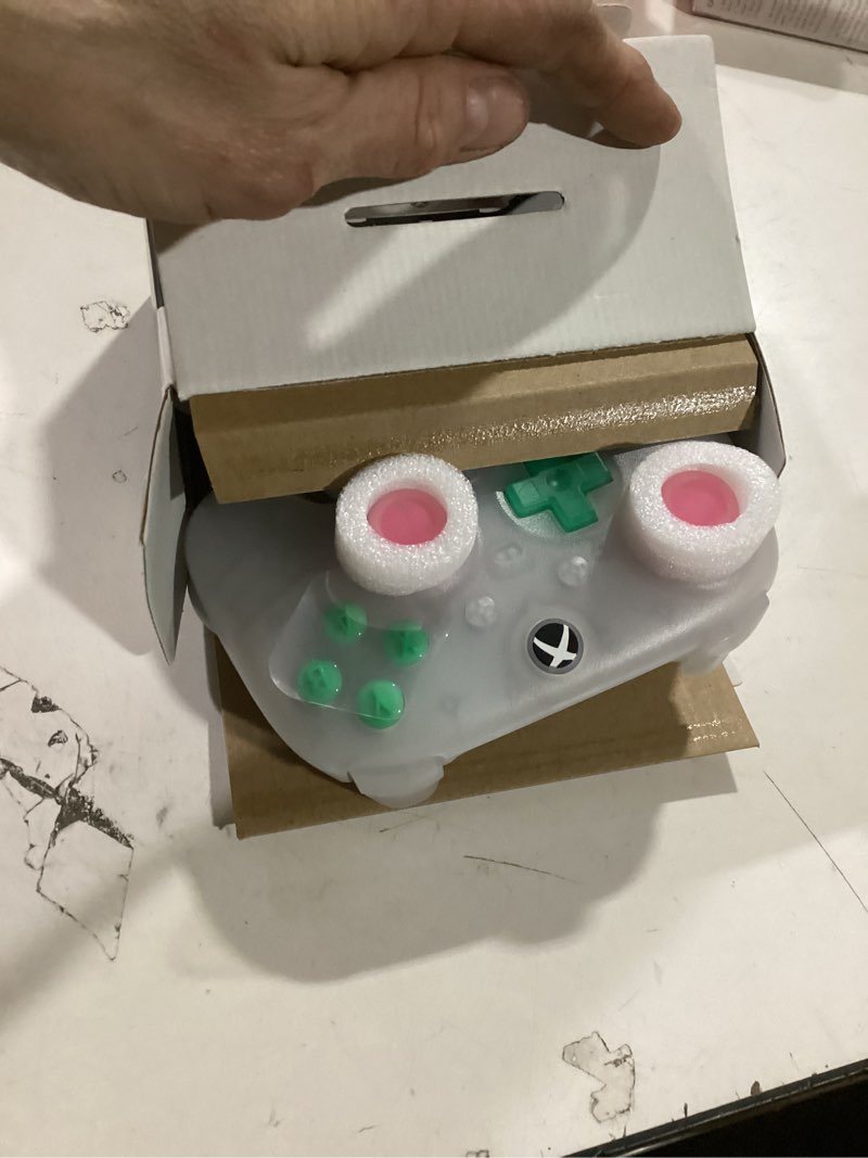 Condition photo showing Good Condition for 8Bitdo Ultimate Mini Wired Controller with RGB Lighting Fire Ring, Hall Effect Joysticks and Triggers, for Xbox Series X|S, Xbox One, Windows 10/11 - Officially Licensed (Translucent White)