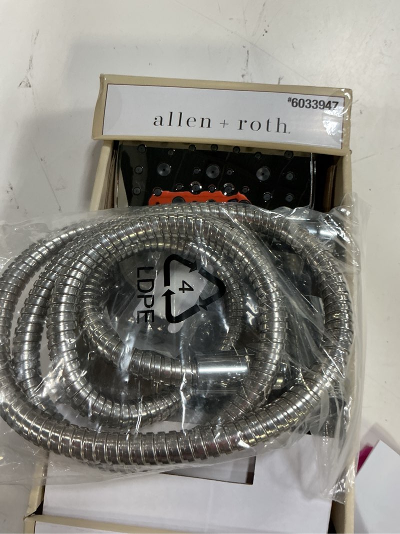 Condition photo showing Good Condition for allen + roth somerton 4 -spray polished chrome 5.15-in handheld shower head 1.8 gpm