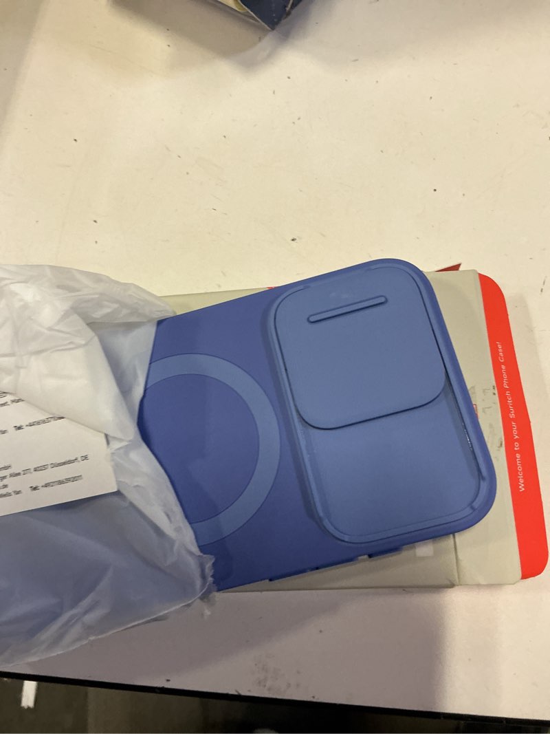 Condition photo showing New/Like New for suritch for iphone 15 pro max case with magnetic camera slide cover and adjustable kickstand, compat