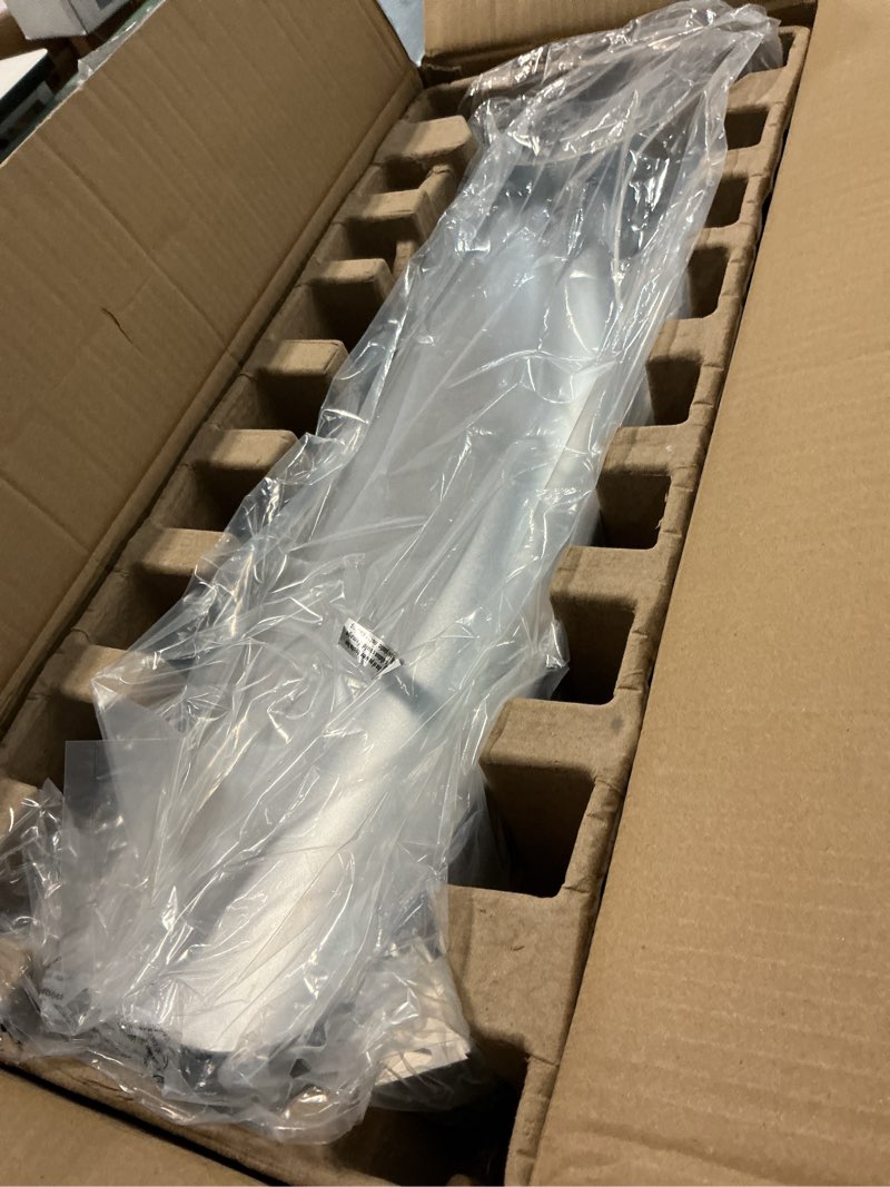 Condition photo showing Good Condition for 52 Inch Quiet DC Motor 6 Speed High CFM Modern Ceiling Fan with Lights Remote Control, 3 Blade Indoor Silver Ceiling Fan for Bedroom, Office, Living Room