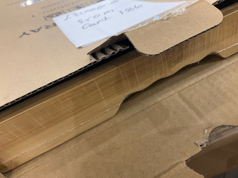 artmeer bed tray table with folding legs, bamboo breakfast food tray with media slot, use as platter, laptop desk, snack, tv tray kitchen serving tray (bamboo extra-large size) bamboo x-large