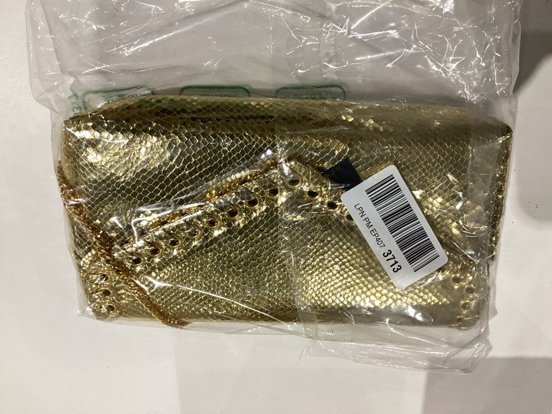 Condition photo showing New/Like New for Whip Clutch Gold One Size