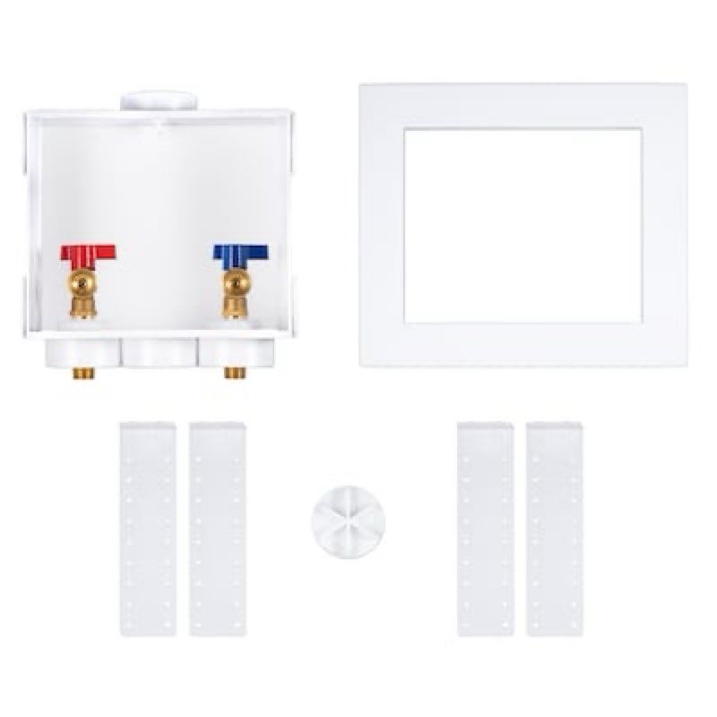 oatey quadtro quarter turn ball valve copper sweat washing machine outlet box
