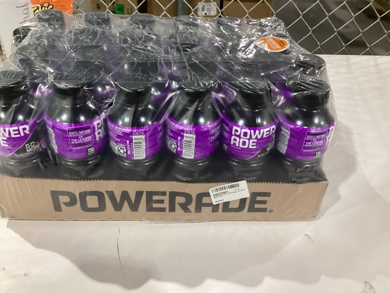 Condition photo showing New/Like New for POWERADE Sports Drink Grape, 20 Ounce (Pack of 24) Grape 20 Fl Oz (Pack of 24)
