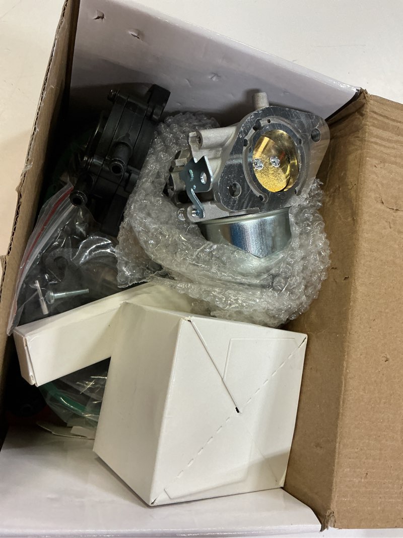 Condition photo showing Good Condition for 16-853-19s carburetor replacement for kohler kt725 kt730 kt735 kt740 kt745, include air filter, fuel pump, oil filter parts, replace 32-853-67-s, 32-853-63s 16-853-19s carburetor with air filter parts