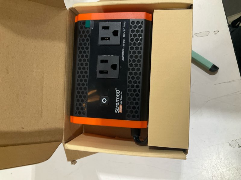 Condition photo showing Good Condition for 400w car power inverter for vehicles, portable ?charger converter dual ac car plug adapter outlet, usb 24w/30w fast charger, car cigarette lighter adapter for laptop, phone on road trip essentials