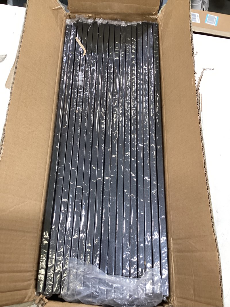 Condition photo showing Good Condition for 101 pack 26" deck balusters, hollow round aluminum balusters for deck railing, aluminum deck spindles with screws for railing fencing, metal deck balusters staircase spindles w/conectors round-26" 101