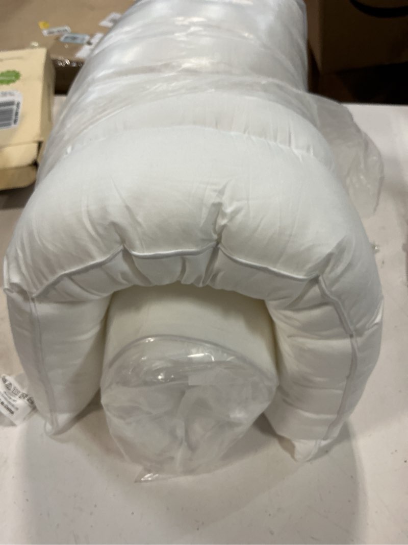 Condition photo showing Good Condition for MINUPWELL 2 Packs Ultra Flat Pillows for Sleeping Thin, 7D High Support 2.5 inch Height Ultra Thin Pillows,Slim Bed Pillows for Stomach Sleeper,Standard Size -18x26 in White Standard(Pack of 2)