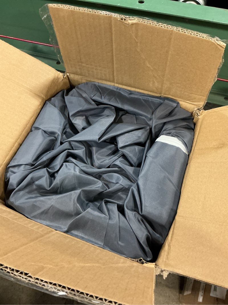 Condition photo showing As Is for Foldable Baby Playpen 50"X50",Play pen for Babies and Toddlers, Portable Playpen, Kids Collapsible Indoor and Outdoor Fence with Visible Mesh,Safety Area Travel PlayYard with Mat Storage Bags,Handlers gray 50"X50"