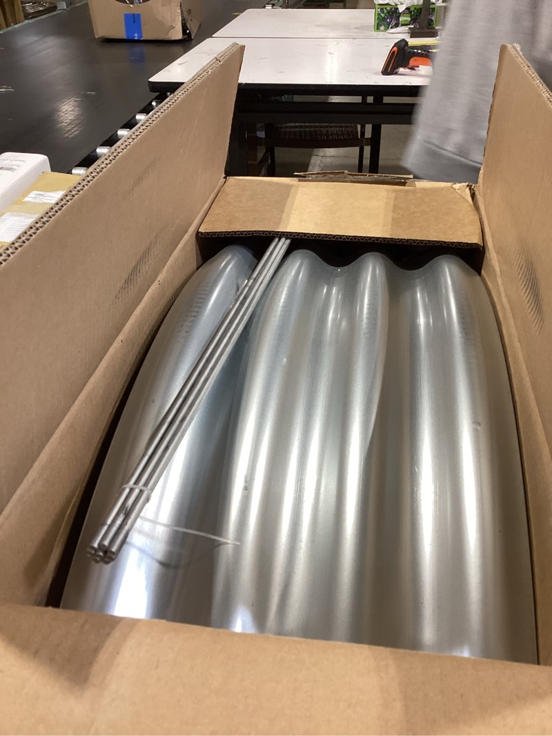 Condition photo showing Good Condition for land guard 2pcs galvanized steel raised garden bed,8 x 4 x 1 ft large metal raised planter beds, aluminum raised garden bed for vegetables, 8 x 4 x 1ft(2pcs) 8×4×1ft(2pcs? 1-silver