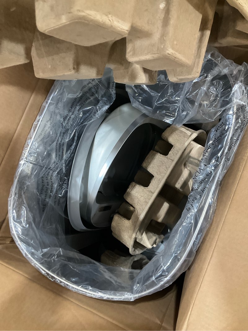 Condition photo showing Good Condition for ninestars dzt-80-24 automatic motion sensor trash can with adjustable sensor range, stainless steel base, silver lid, 21 gallon