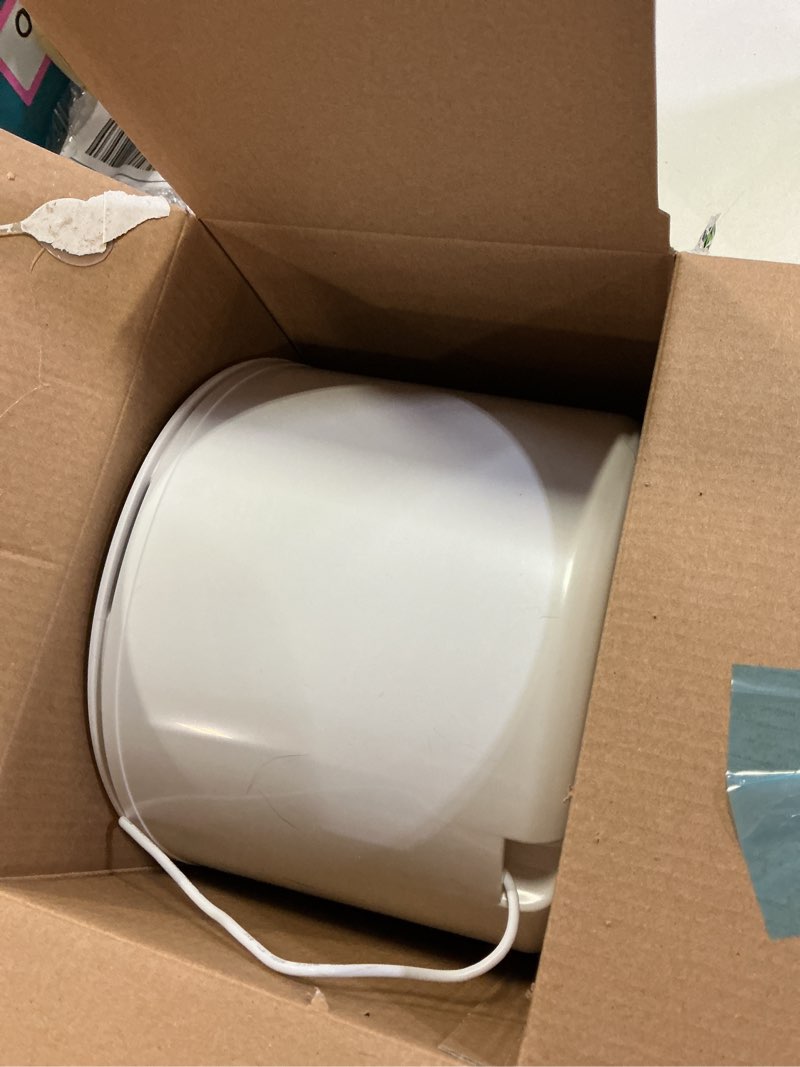 Condition photo showing As Is for premier pet 110oz dog and cat automated fountain - white