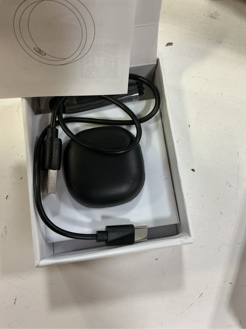 Condition photo showing Good Condition for halo ring smart– compatible with ios and android systems, no subscription required, long battery life, equipped with sensor technology, supports fitness, blood oxygen, and sleep monitoring. black 7