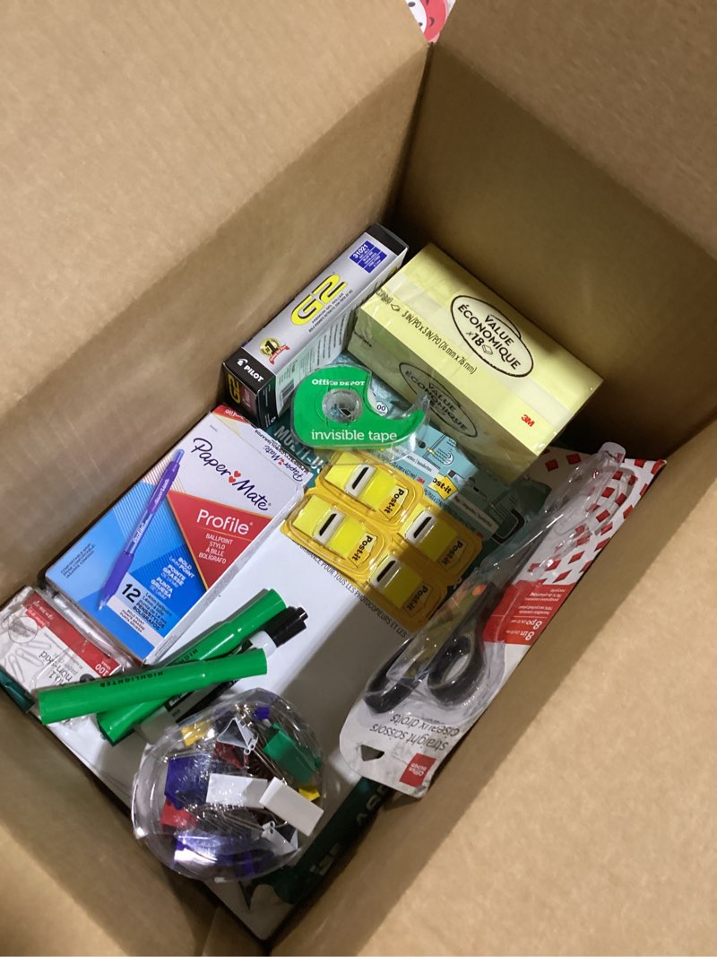 miscellaneous office supplies