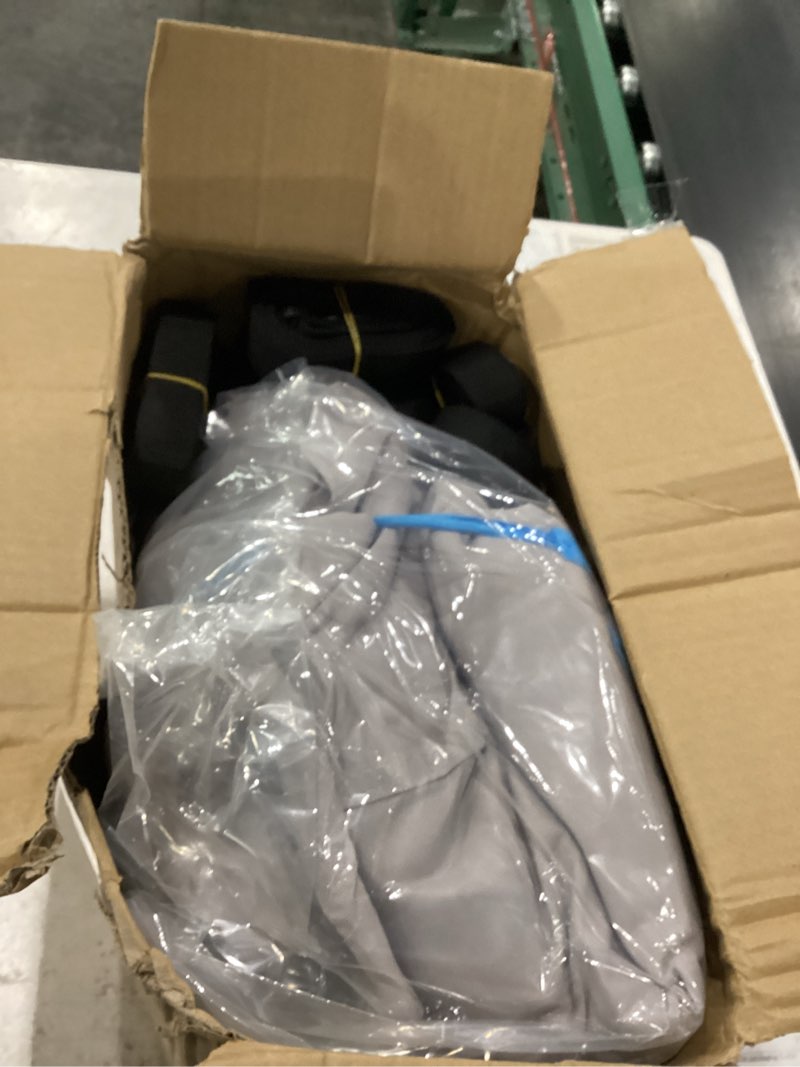 Condition photo showing New/Like New for 1200d boat cover 15-17ft, waterproof heavy duty marine tarp gray cover, fits bass, v-hull, tri-hull, runabout fish ski boats with storage bag gray 15'-17' l x 92" beam width