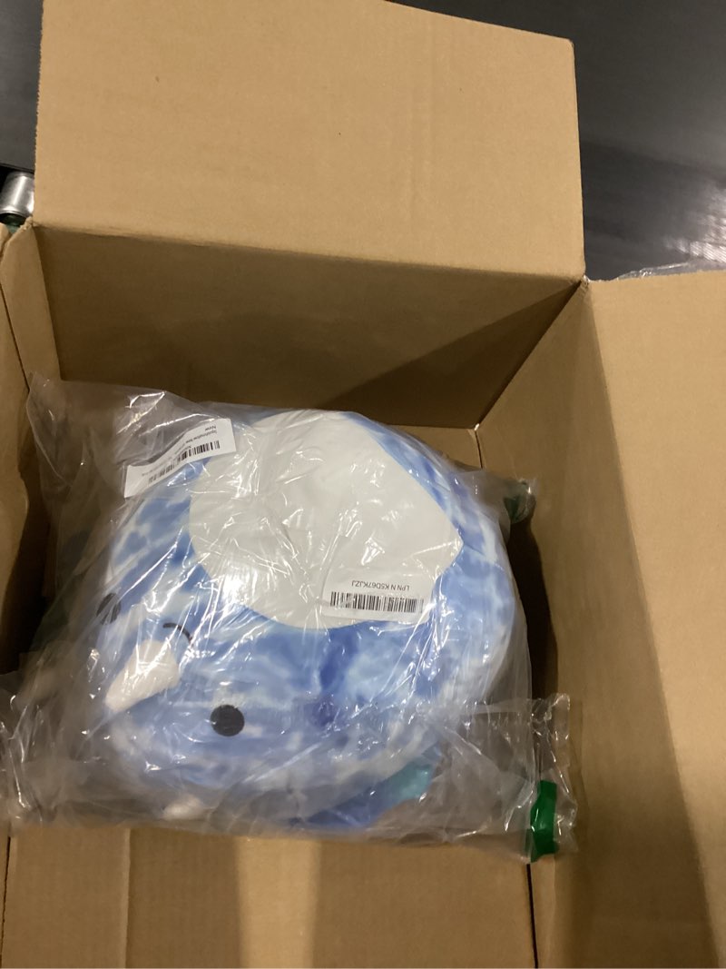 Condition photo showing New/Like New for squishmallows 10" jerome the blue triceratops - official kellytoy plush - soft and squishy dinosaur stuffed animal toy - great gift for kids