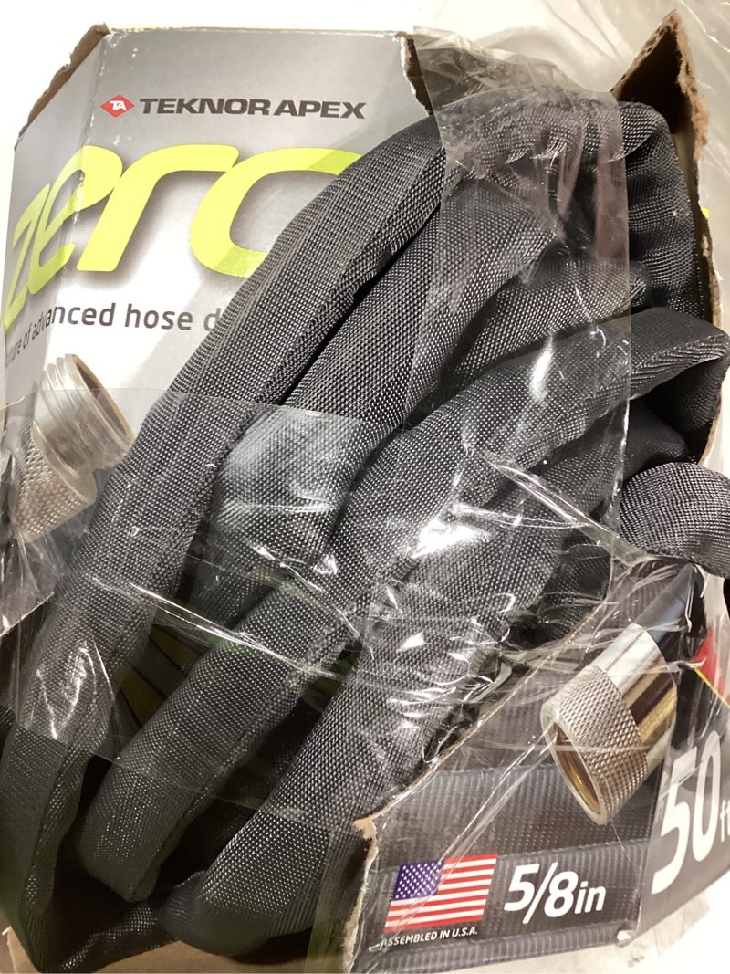Condition photo showing As Is for teknor apex zero-g 5/8 in. d x 50 ft. l heavy duty commercial grade garden hose