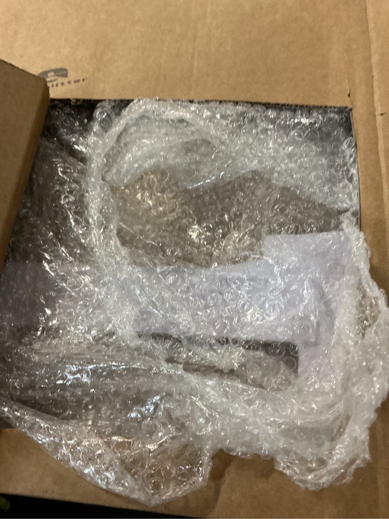 Condition photo showing As Is for Glooglitter 28 Inch Large Lighted Nativity Scene Christmas Window Silhouette Lights Decorations Outd