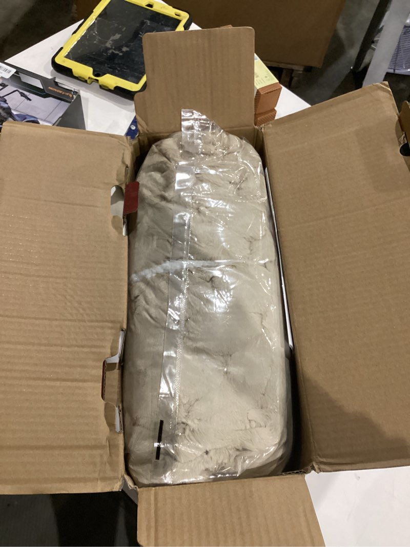 Condition photo showing Good Condition for Homemate Heated Blanket Electric Throw - 50"x60" Heating Blanket Throw 4 Hours Auto-Off 10 Heat Levels Over-Heat Protection Luxury 800 GSM Faux Fur 200 GSM Sherpa ETL Certification 32 - Deep Beige 50 Inch x 60 Inch