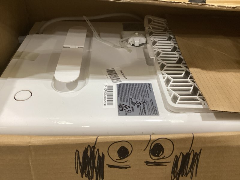 Condition photo showing Good Condition for Amazon Basics Large Dehumidifier for Rooms, Energy Star Certified,Effectively Reduces Humidity, With Advanced Moisture Control, Timer, Auto-Defrost, Overflow Protection, up to 4000 SFT, 50 Pint, White 50 Pint Standard