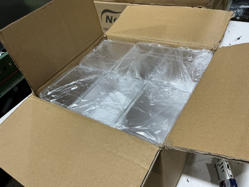 Condition photo showing New/Like New for mlikero card deck cases, 12 pack acrylic commander deck box holding 100+ sleeved cards with 12 dividers, clear card storage box fit for mtg, tcg, sports cards 12 pack clear