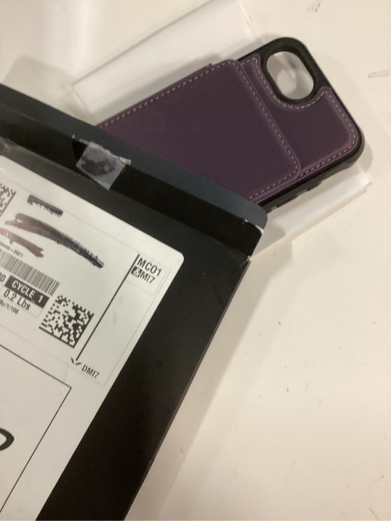 Condition photo showing Good Condition for Vinich for iPhone 16e Wallet Case with Card Holder, RFID Blocking Credit Slots Kickstand Shockproof Phone Cover for Women Men, Purple for iPhone 16e - 6.1'' Purple
