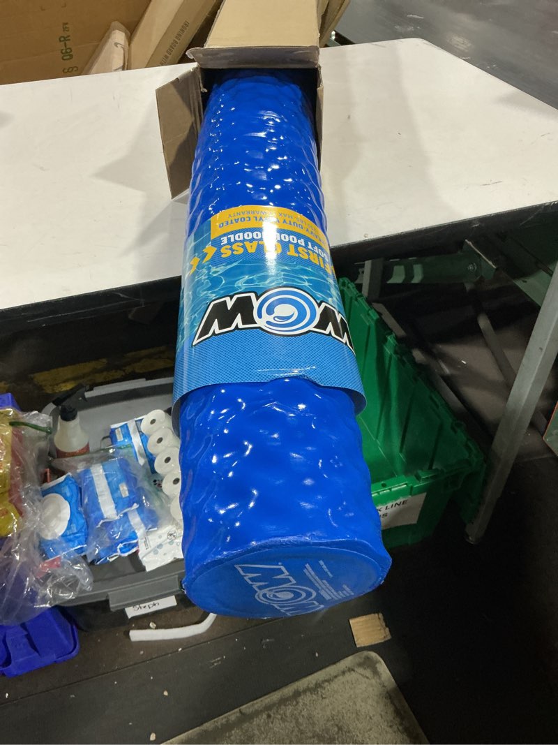 Condition photo showing Good Condition for wow world of watersports first class foam pool noodles for swimming and floating, pool floats, lake floats blue swim noodles