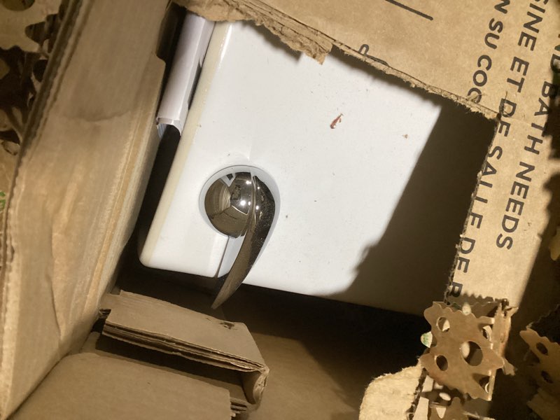 Condition photo showing Good Condition for american standard 4000101.020 cadet 3 flowise 12-inch rough in toilet tank for concealed trap bowl, 1.28 gpf, white