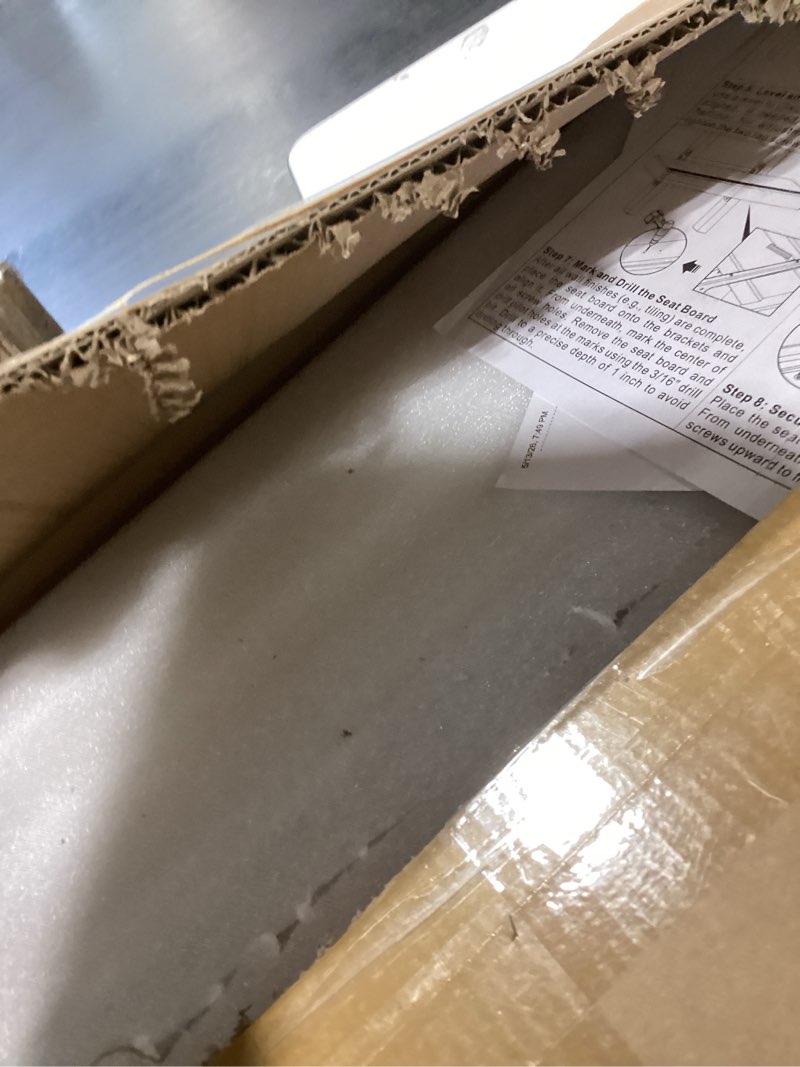 Condition photo showing Good Condition for minimalist 36?floating teak shower bench: warm, easy to install (no tile!), holds 670 lbs for a modern bathroom. 36 in