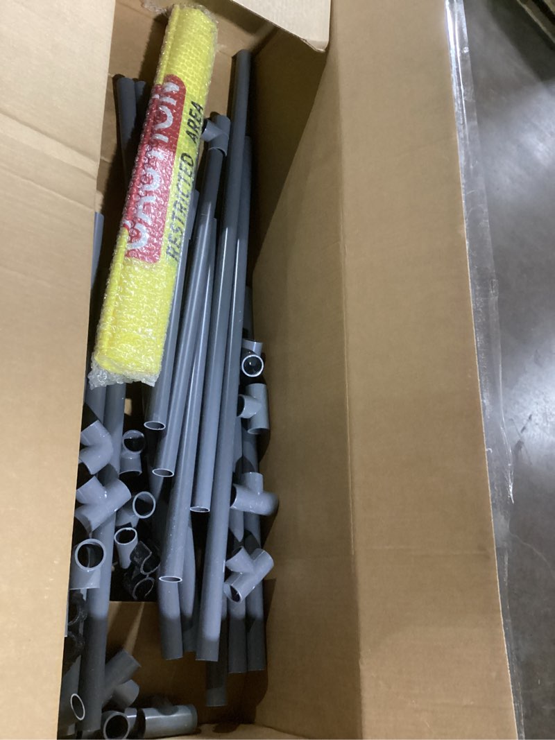 Condition photo showing Good Condition for 3 Panels Safety Barricade Heavy Duty PVC Frame 5.8FT Foldable Security Sign Barrier Gate High Visibility Caution Symbol Crowd Control Restricted Area Pedestrian Barricade"DO NOT Enter"(Yellow) 3 Panels-5.8FT Yellow