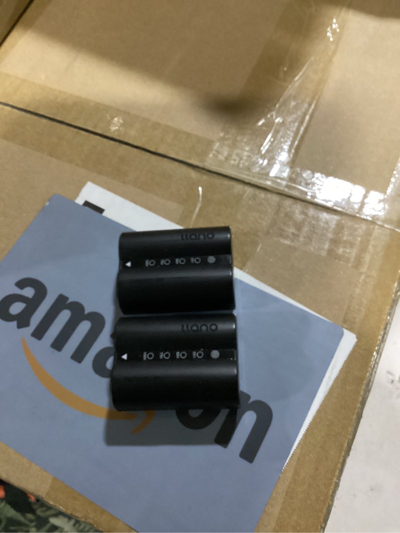 Condition photo showing New/Like New for llano 2-pack 2400mah usb-c en-el15c battery for nikon z8, zr, zf, z6iii, d850, z7ii, z6ii, z7, z6, d7500, d750, z5, d7200, d7100, d810 cameras, fully decoded, fast rechargeable, replacement batteries 2 pack