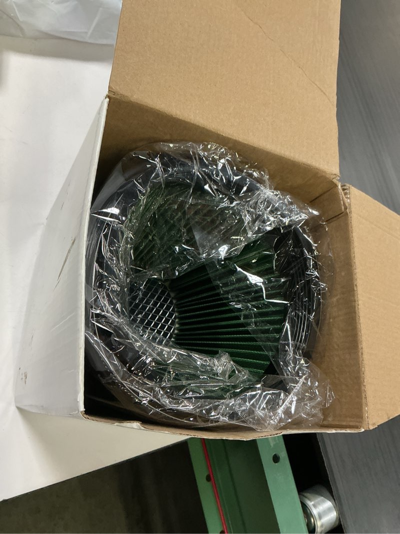 Condition photo showing Good Condition for 6" 152mm inlet cold air intake filter high flow honeycomb top replacement clamp-on air filter high performance washable cone filter 170mm tall black