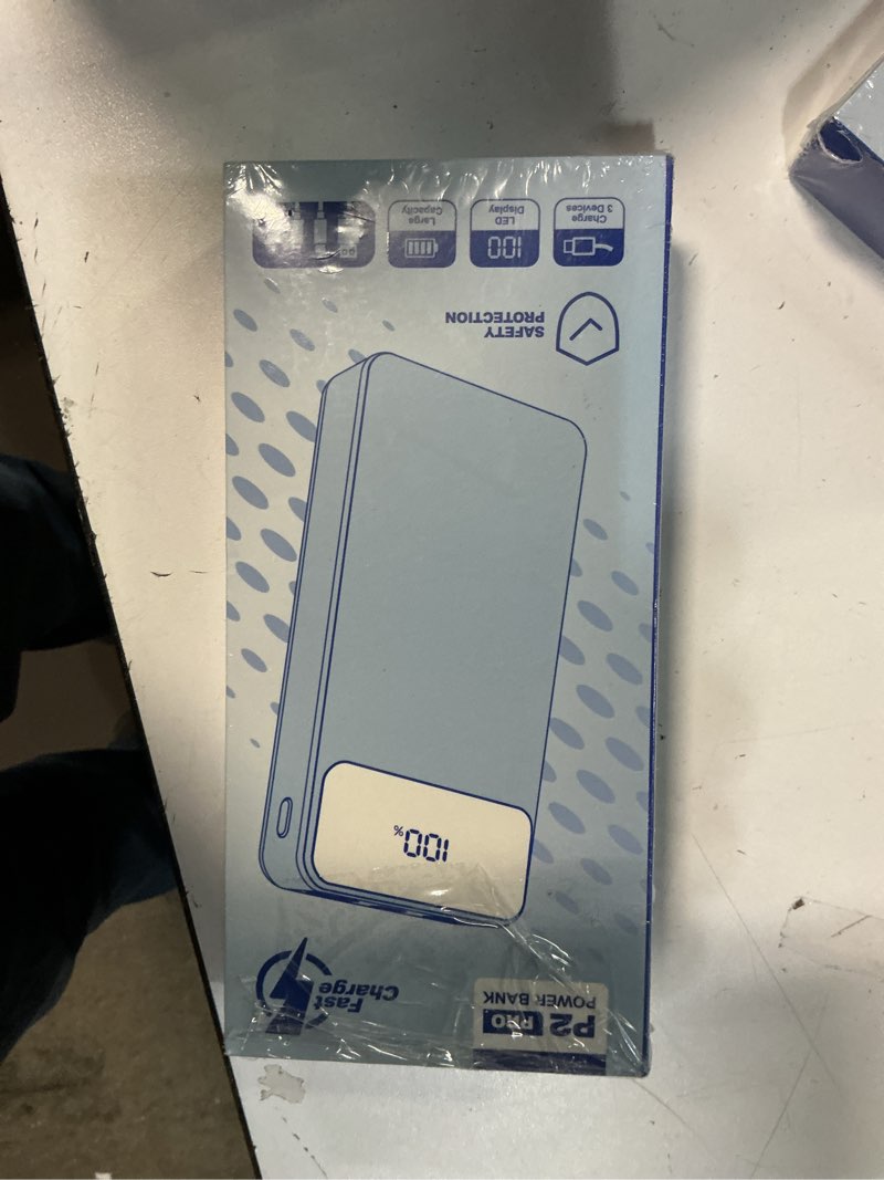 Condition photo showing New/Like New for lilio portable charger power bank?60,000mah battery pack, 22.5w power bank fast charging with usb cable, phone charger for iphone 17/16/15/14/13 all series/samsung/android, camping essentials, black