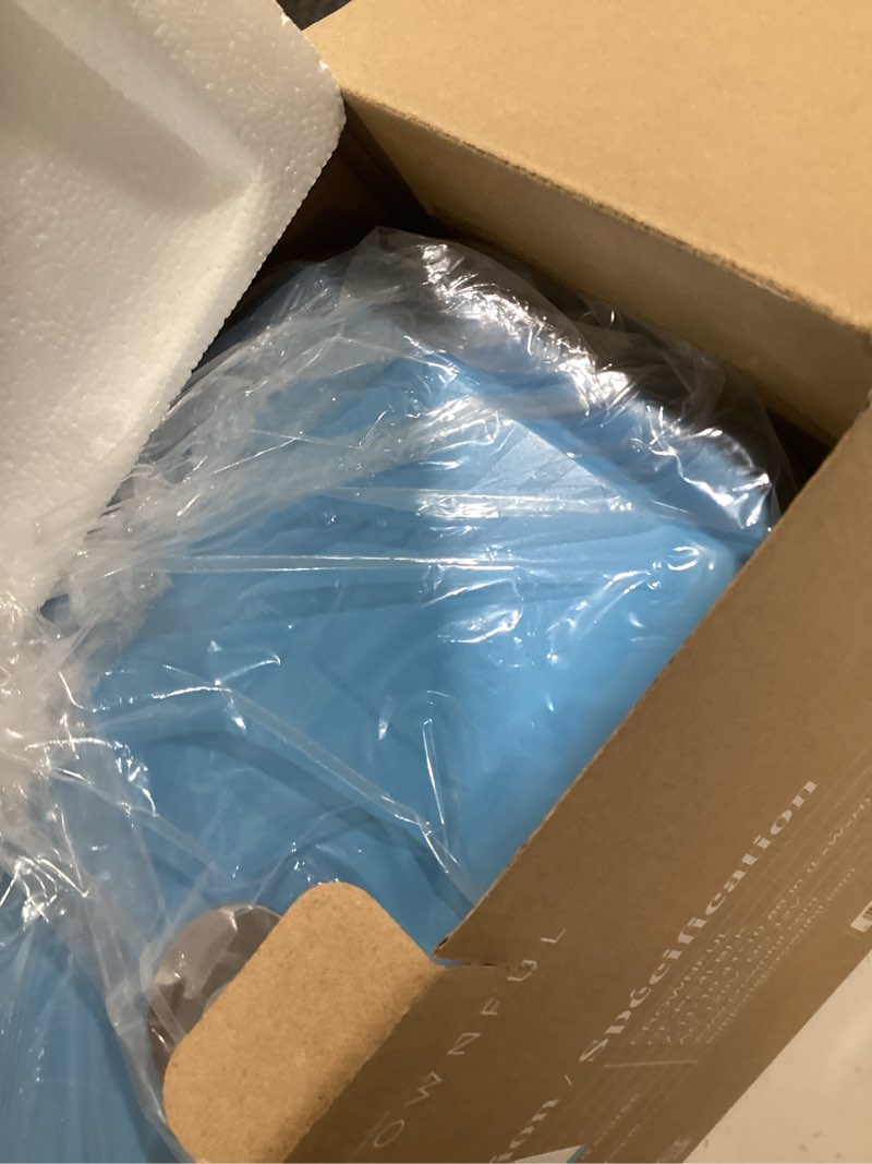 Condition photo showing Good Condition for CROWNFUL Mini Fridge, 4 Liter/6 Can Portable Cooler and Warmer Personal Fridge for Skin Care, Cosmetics, Food,Great for Bedroom, Office, Car, Dorm, ETL Listed (Blue)