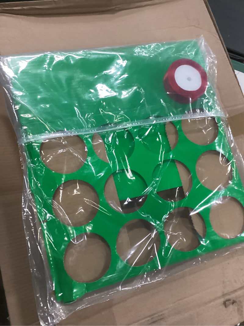 Condition photo showing Good Condition for Geyoga Christmas Punch Game Boxes DIY Prize Punch Game Boxes with 12 Compartment Holes and 3 Pcs Paper Board Inserts for Xmas Holiday Birthday Classroom Party, Gifts Not Included
