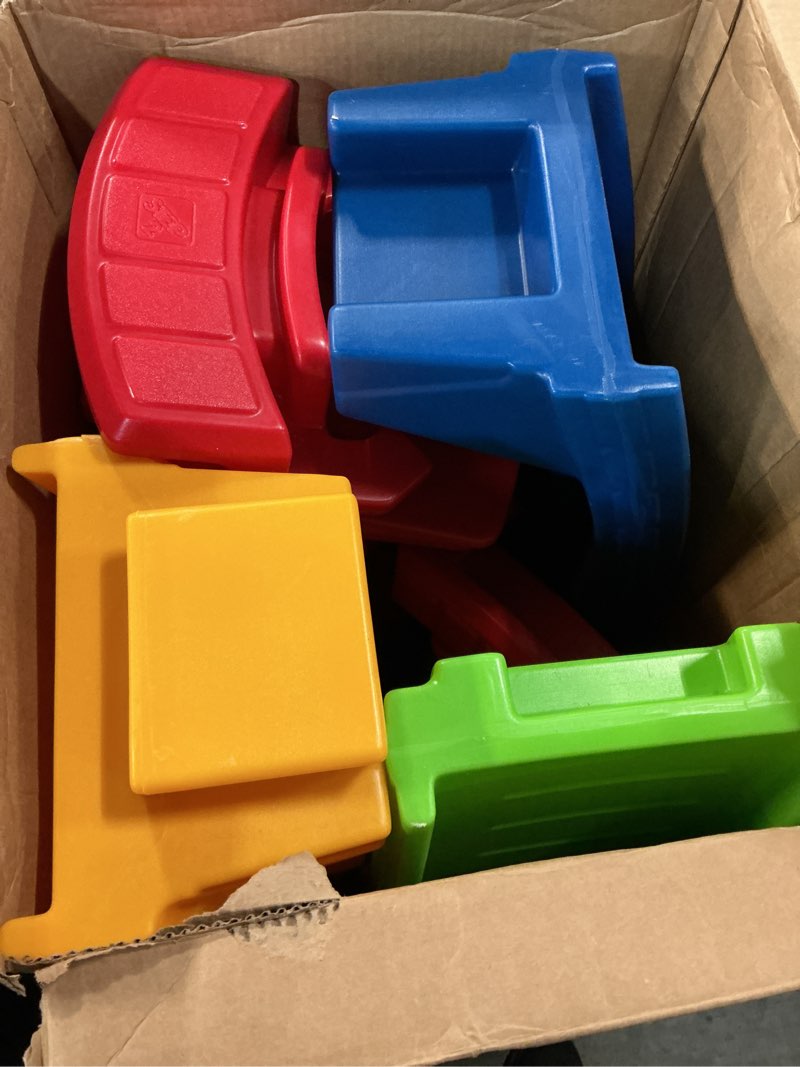 Condition photo showing Good Condition for step2 up & down roller coaster toy for kids, ride on push car, indoor/outdoor playset, toddlers ages 2-5 years old, compact storage, max weight 50 lb., multicolor