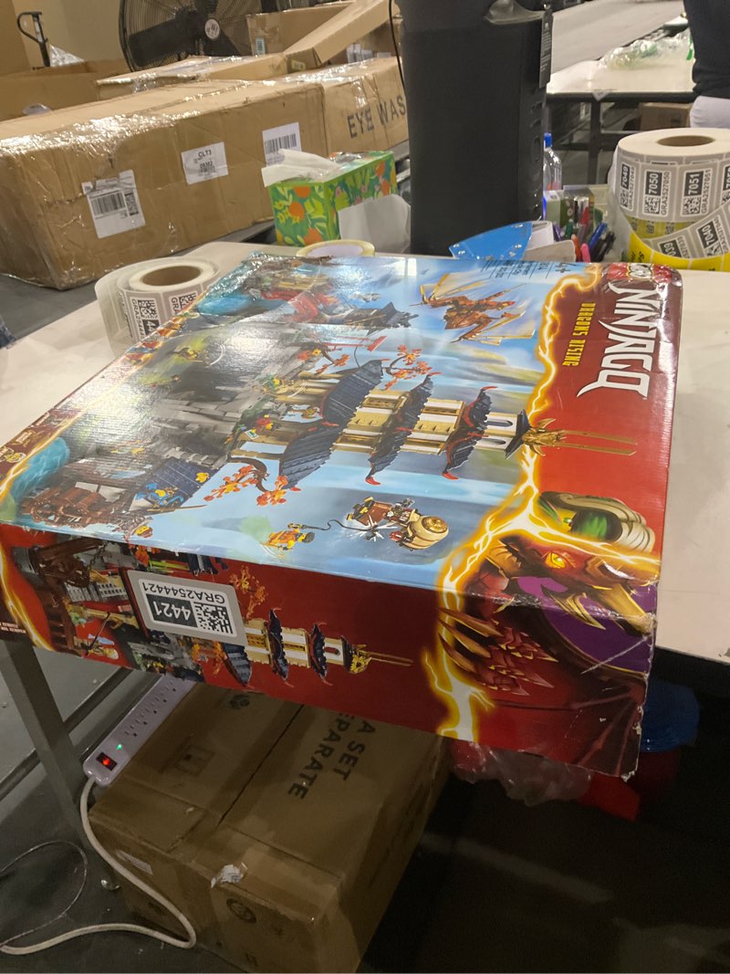 Condition photo showing New/Like New for LEGO NINJAGO Tournament Temple City Building Toy for Teen Boys & Girls, Ages 14+, Great for Dragons Rising Fans Who Enjoy Model Building Sets and NINJAGO Toys - 71814