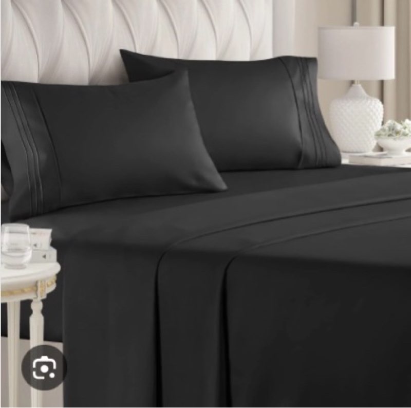 CGK LONENS MICROFIBER 4 PIECE QUEEN SHEET SET
