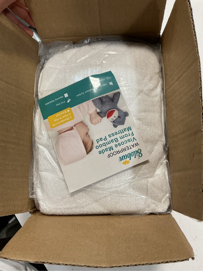 Condition photo showing New/Like New for waterproof bassinet mattress pad cover fit for koolerthings (3 in 1) baby bedside bassinet, 2 pack, ultra soft viscose made from bamboo terry surface, breathable and easy care