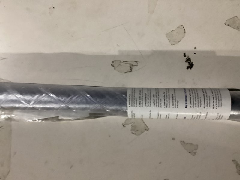 Condition photo showing Good Condition for ga-geetopia eva clear thin shower curtain liner, pebble pattern 72x72 inch lightweight plastic bathroom shower showroom inner curtain with rustproof metal grommets and weighted magnets(no hooks) 3d pebbles 72"w x 72"l (pack of 1)