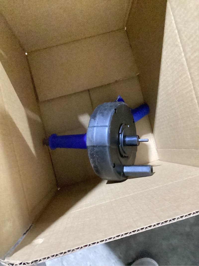 Condition photo showing As Is for kobalt 1/4-in x 25-ft high carbon wire hand auger for sink