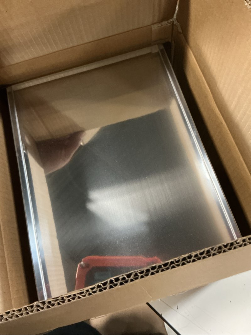 Condition photo showing Good Condition for stainless steel heat baffle for pit boss 820 850 1000 1020 700 series pellet smoker grill accessories and flame tamer replacement parts, under flame broiler drip tray (4" height-12ga)