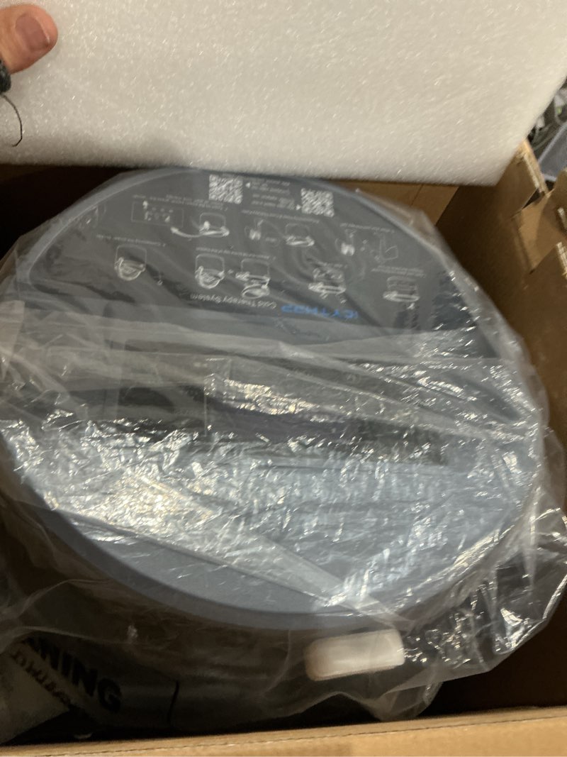 Condition photo showing Good Condition for cold therapy machine with programmable timer, ice-machine-for-knee-after-surgery, knee replacement recovery equipment, cryotherapy pain relief w/compression pad for shoulder, ankle (gray)